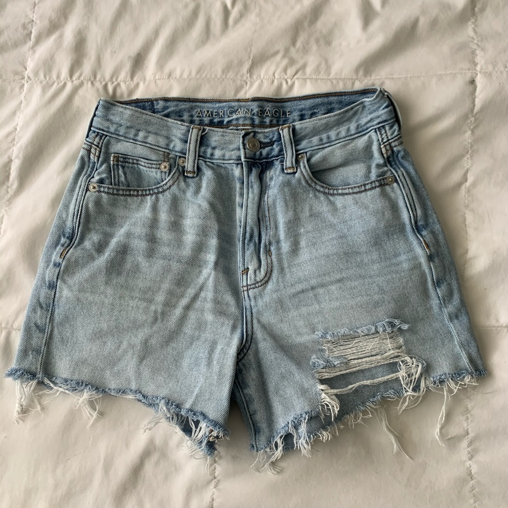 High Waisted Denim Shorts